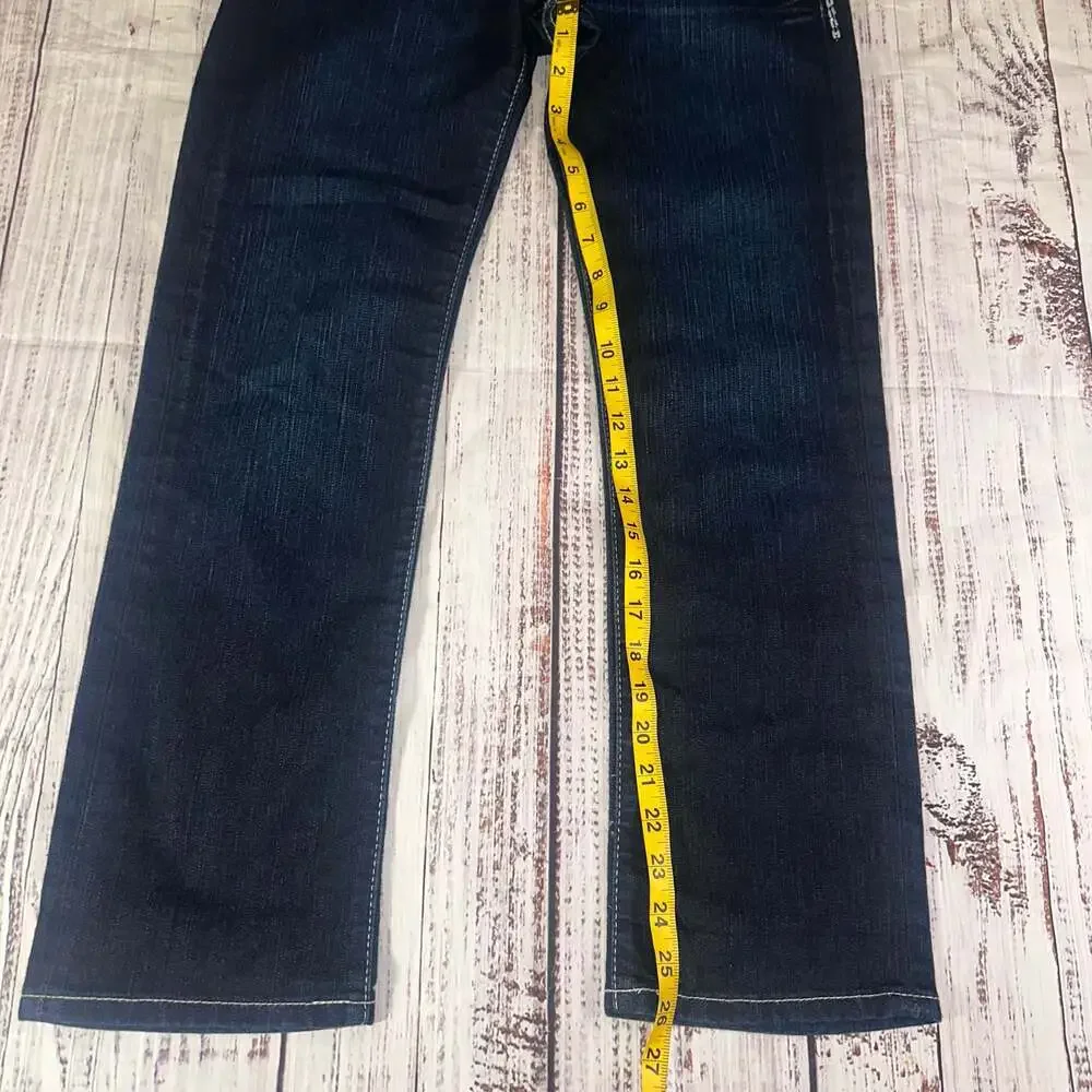 BKE Denim Sabrina Straight Leg Blue Jeans Size 27